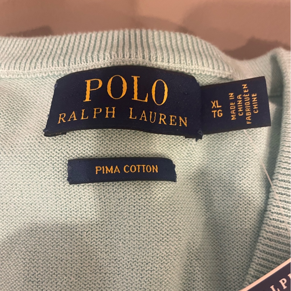 NWT Ralph Lauren Pima Cotton Sweater